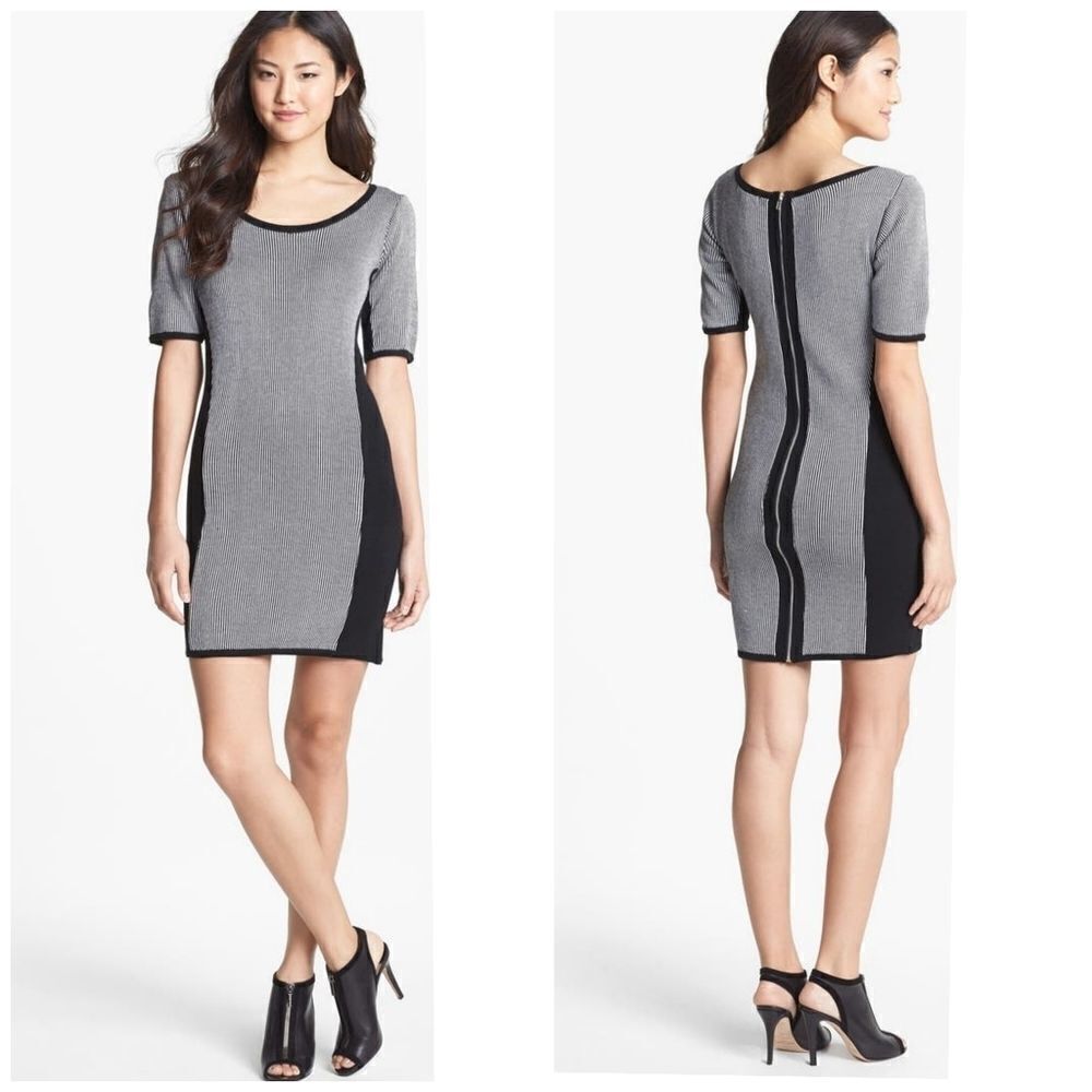 Bb Dakota Daveney Knit Sweater Sheath Dress Medium
